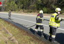 Stmk: Böschungsbrand auf der A 2 bei Abfahrt Steinberg