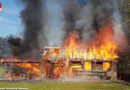 D: Landwirtschaftlicher Schuppen in Ostervesede in Vollbrand