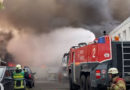 D: Brand dreier Lagerhallen auf 10.000 m2 am Muttertag in Berlin