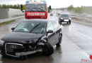 Nö: Fahrzeugbergung nach Aquaplaning auf der A5