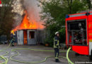 D: Brand von Überseecontainern in Mülheim an der Ruhr