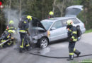 Oö: Motorbrand an Pkw in Rohrbach-Berg