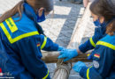 D: Gefragte Seiltechnik bei Jugend- und Grundausbildungsgruppe des Hilpoltsteiner THW-Ortsverbandes