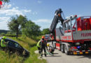 Nö: Autobergung auf der B 4 bei Großweikersdorf