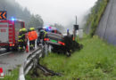 Stmk: Zwei Pkw-Unfälle auf A9 bei St. Michael an nahezu gleicher Stelle in zwei Stunden