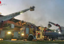 THW unterstützt Feuerwehr bei Brand in einem Vieh-Stall bei Steinach