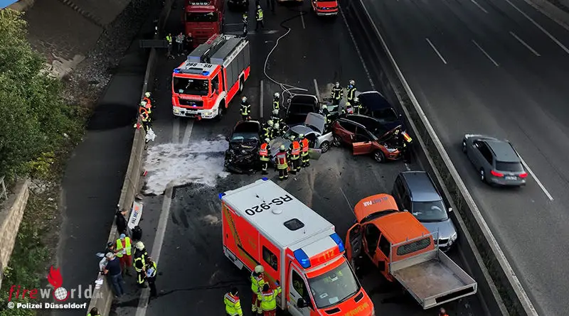 D: Acht Verletzte Und Sieben Beschädigte Pkw Bei Unfall Auf A1 Bei ...