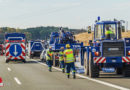 D: THW-Unterstützung bei Bergungsarbeiten nach Verkehrsunfällen auf der BAB3