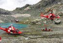 Schweiz: 3-facher Rettungshubschrauber-Einsatz bei Absturz einer Bergsteigergruppe