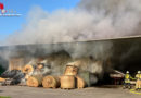 D: Feuer in Maschinenhalle eines landw. Betriebes in Selverde