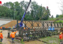 Bayern: THW baut Behelfsbrücke nach Unwetterkatastrophe 2016 von Simbach wieder ab