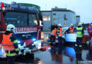 Oö: Schwerer Verkehrsunfall zwischen Pkw und Transporter