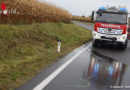 Oö: Menschenrettung aus umgekipptem Auto nach Verkehrsunfall