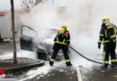 D: Geparkter Mercedes A180 CDI geht in Flammen auf