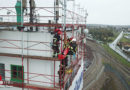 Nö: Höhenretter Waidhofen trainieren Personenrettung von 40 m Silo