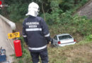 Bgld: Mit Pkw bei Wiesen in Wassergraben gelandet