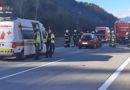 Ktn: Pkw touchiert auf A 10 bei Feistritz die Leitschiene