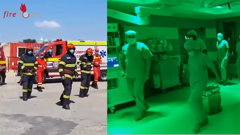 Flashmob Jerusalema Challenge Master Kg Alle Machen Mit Feuerwehr Polizei Krankenhauser Und Co Mit Corona Versionen Fireworld At