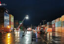 D: Chlorgasbildung aus eigentlich leerem Container im Stuttgarter Hafen sorgt für Gefahrguteinsatz