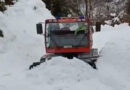 Italien: Feuerwehren mit Schneefräse in Paularo im Einsatz & Feuerwehr-Pistenraupe im Einsatz