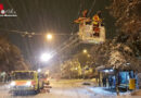 Schweiz: Dichtes Schneetreiben sorgt teilweise für chaotische Zustände quer durch die Schweiz