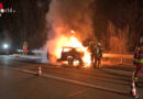 Schweiz: Erst Funken im Rückspiegel, dann Vollbrand des Autos auf A 13