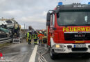 D: Tödlicher Lkw-Unfall auf A1 → Feuerwehr befreit eingeklemmten Lenker bei Sittensen