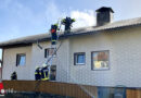 Oö: Brand im Bereich des Kamins auf Wohnhausdach in Bad Leonfelden