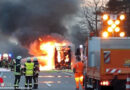 D: Reisebus geht in Flammen auf → A6 / Enkenbach-Alsenborn