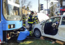 Bayern: Pkw kollidiert in München mit Tram → Frau schwer verletzt