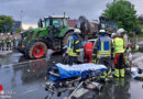 D: Personenrettung nach Unfall mit Pkw und Traktor in Bocholt