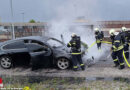 Nö: Auto geht bei Testfahrt durch Mechaniker in St. Pölten in Flammen auf