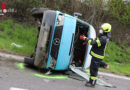 Oö: Zwei Verletzte bei Unfall mit Pkw und Kastenwagen auf der A 8 bei Utzenaich