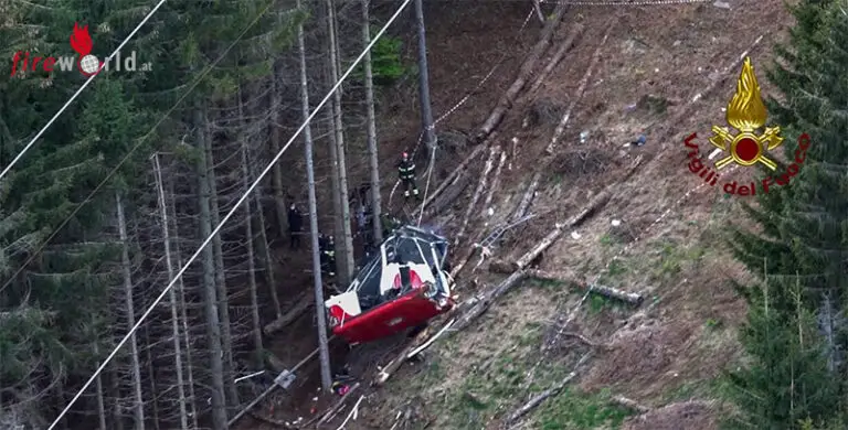 Italien: Gondelabsturz In Waldstück Bei Der Stresa-Mottarone-Seilbahn → ...