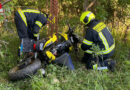 Nö: Motorradunfall auf der B 60 zwischen Ebenfurth und Eggendorf