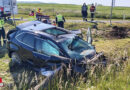 Bgld: Pkw-Mehrfachüberschlag auf der A 3 bei Neufeld → Lenkerin verletzt