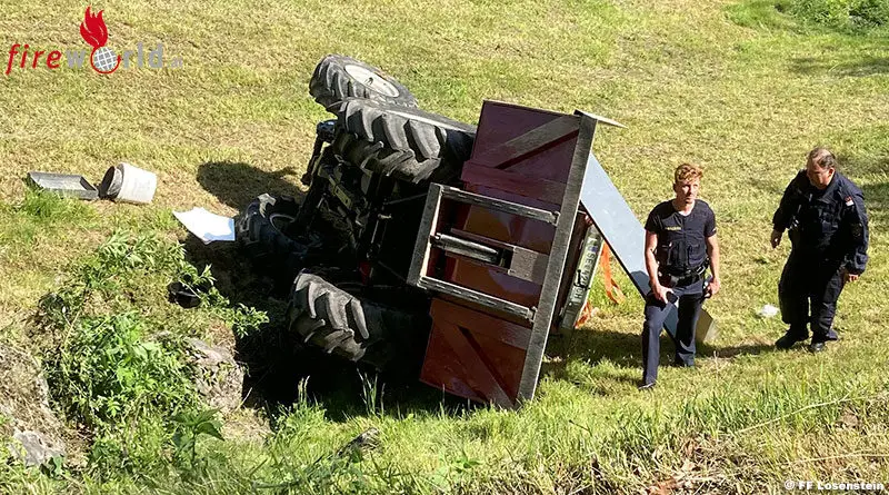 Traktor Überschlag - 9-Jähriger schwer verletzt