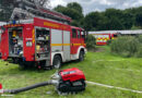 D: Vollbrand eines Wintergartens in Mettmann führt zu Großeinsatz der Feuerwehr