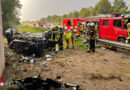 D: Mercedes prallt gegen Autobahn-Zubringer-Flügel: Ein Todesopfer bei Goch & Unfall mit Rettungsfahrzeug