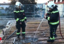 Nö: Kleinerer Brand am Dach einer Baustelle in Brunn am Gebirge