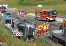 D: 4-Achs-Kranfahrzeug umgestürzt → 3-stündiger Einsatz in Heiligenhaus