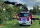 Nö: Sturmschäden nach Unwetter über Ebenfurth am 28. Juli 2021