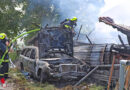 Oö: Drei Wehren bekämpfen Garagenbrand neben landw. Objekt in Neukirchen bei Lambach