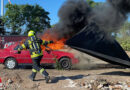Nö: Fahrzeugbrand-Löschdecke für die Feuerwehr Ebenfurth nach Praxistest