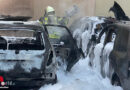 D: Drei Autos brennen in Bad Salzufler Innenstadt