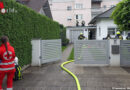 Oö: Brand bei Garagenanbau neben Wohnhaus