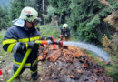 Stmk: 6 km Wasser-Pendelverkehr bei Waldbrandeinsatz in Wörschachwald