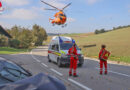 Oö: Pkw touchiert Mauer und kracht in Gegenverkehr → sechs teils Schwerverletzte in Bachmanning