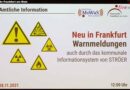 D: Frankfurt stärkt Bevölkerungswarnung → Feuerwehr steuert über satellitengestütztes Warnsystem auch digitale Screens