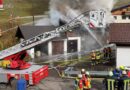 Bayern: Vollbrand eines Hauses in Bad Hindelang